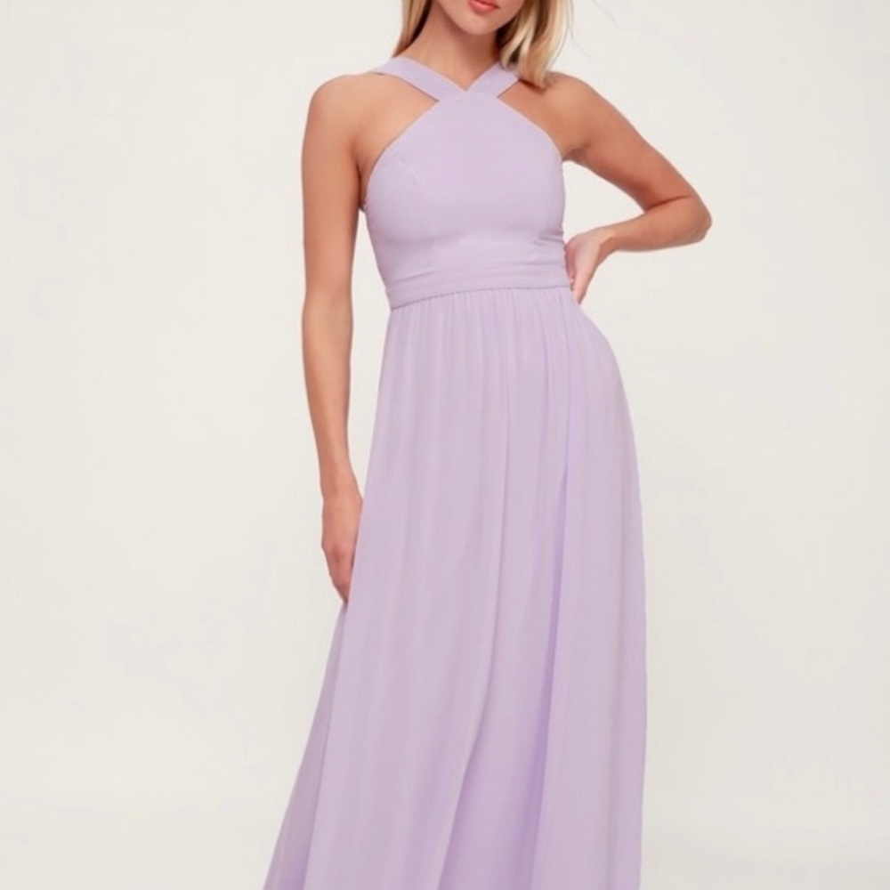 Lulus Air of Romance Dress Bridesmaid size Small in Lavender